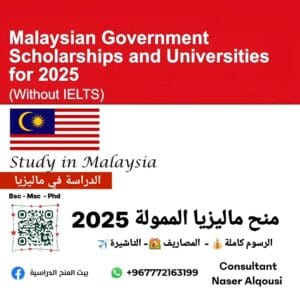 منح ماليزيا الممولة 2025 🇲🇾
