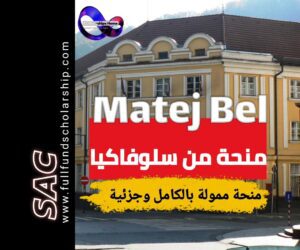منحة ماتي بيل Matej Bel في سلوفاكيا 2025-2026 | الدراسة في سلوفاكيا