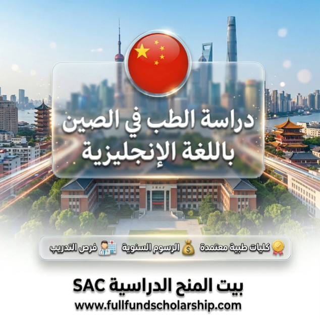 دراسة الطب في الصين (MBBS) باللغة الإنجليزية | جامعات معتمدة دولياً - الصين 🇨🇳 المزايا: قائمة بأفضل الكليات الطبية المعتمدة (WHO/WFME)، الرسوم السنوية للطب، وفرص التدريب في المستشفيات الصينية.