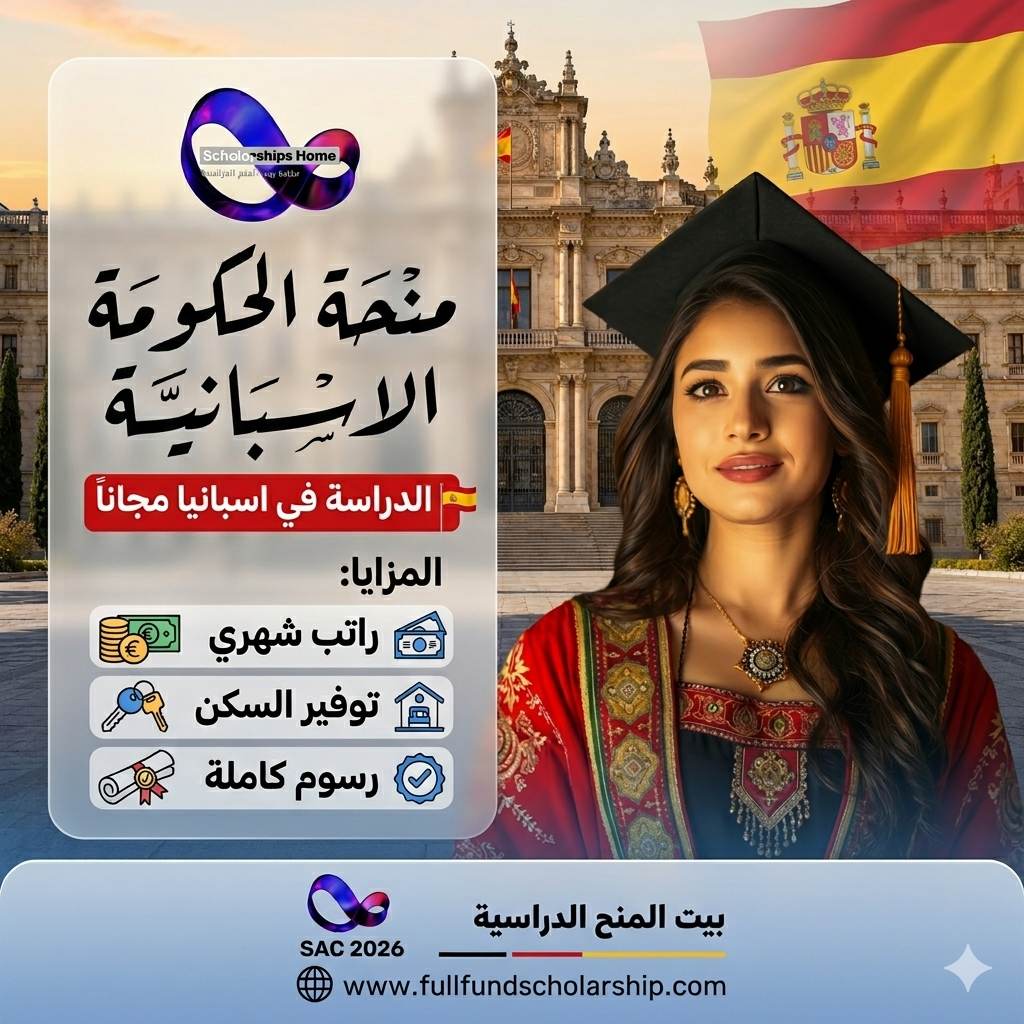 العنوان تبدله منحة الحكومة الاسبانية الدراسة في اسبانيا مجانا والمزايا راتب شهري، توفير السكن، رسوم كاملة