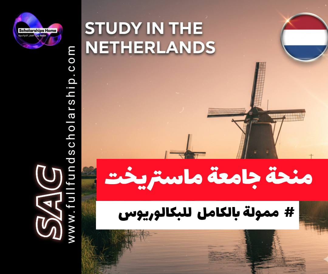 منحة جامعة ماستريخت, منحة Global Studies, الدراسة في هولندا مجانا, منح بكالوريوس ممولة بالكامل 2026, Maastricht University Scholarship, دراسة البكالوريوس في أوروبا, منح للطلاب العرب في هولندا