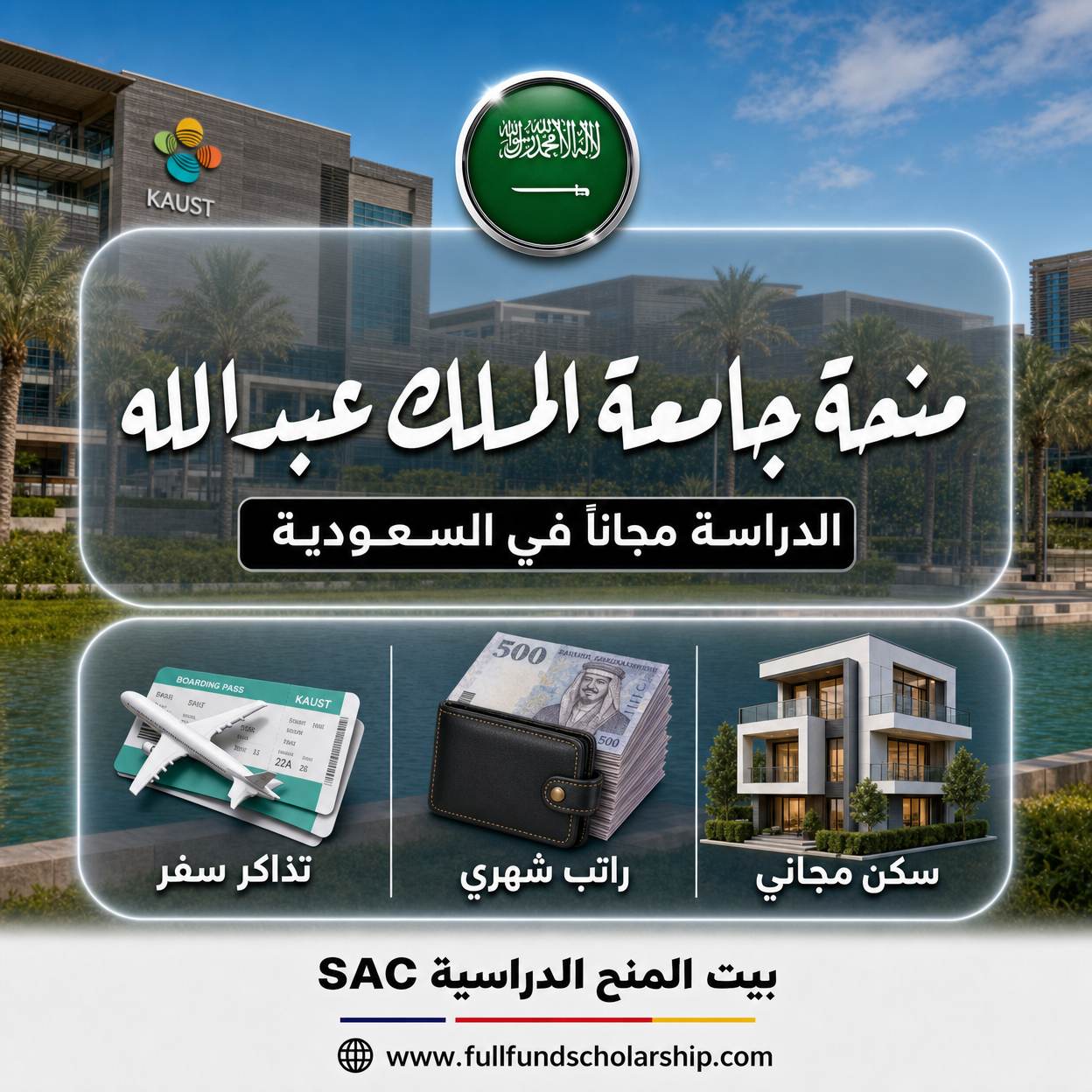 منحة جامعة الملك عبدالله في السعودية ( KAUST )