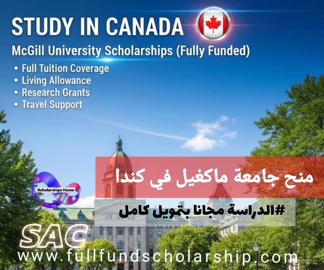 منح جامعة ماكغيل في كندا ممولة بالكامل | McGill University Scholarships in Canada (Fully Funded)