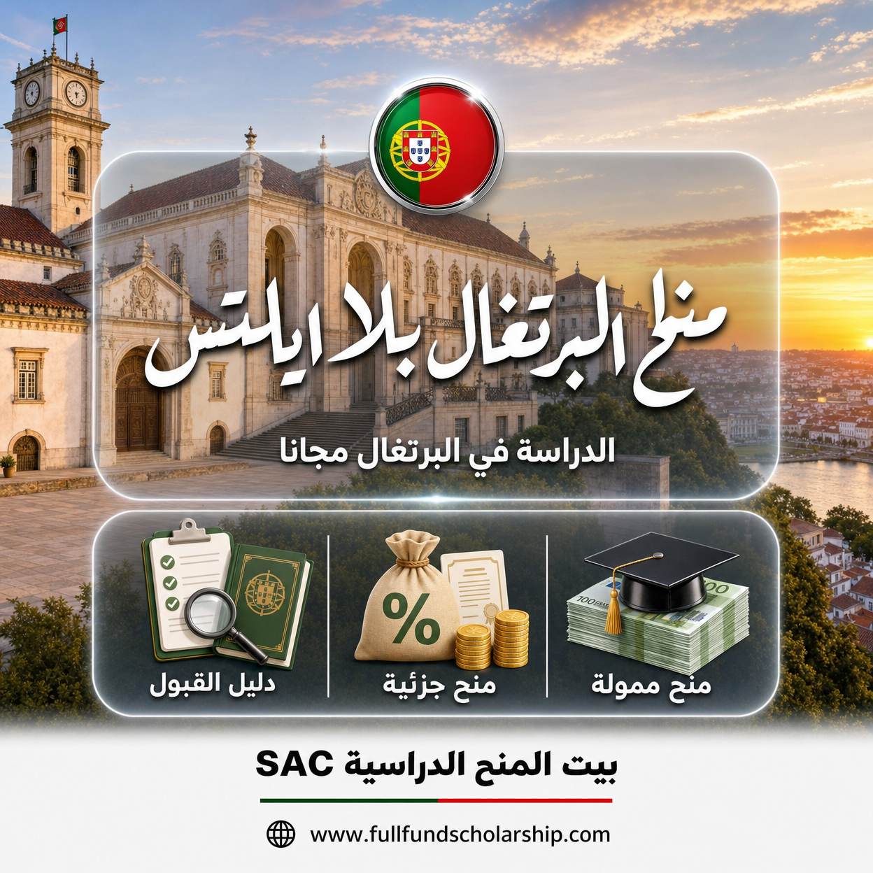 منح البرتغال بلا ايلتس