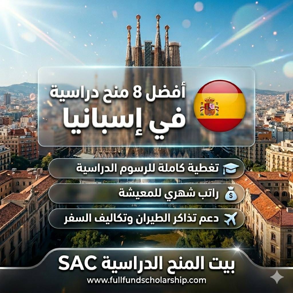 افضل 8 منح في إسبانيا %currentyear% | منح البكالوريوس والماجستير والدكتوراه مجانا في إسبانيا