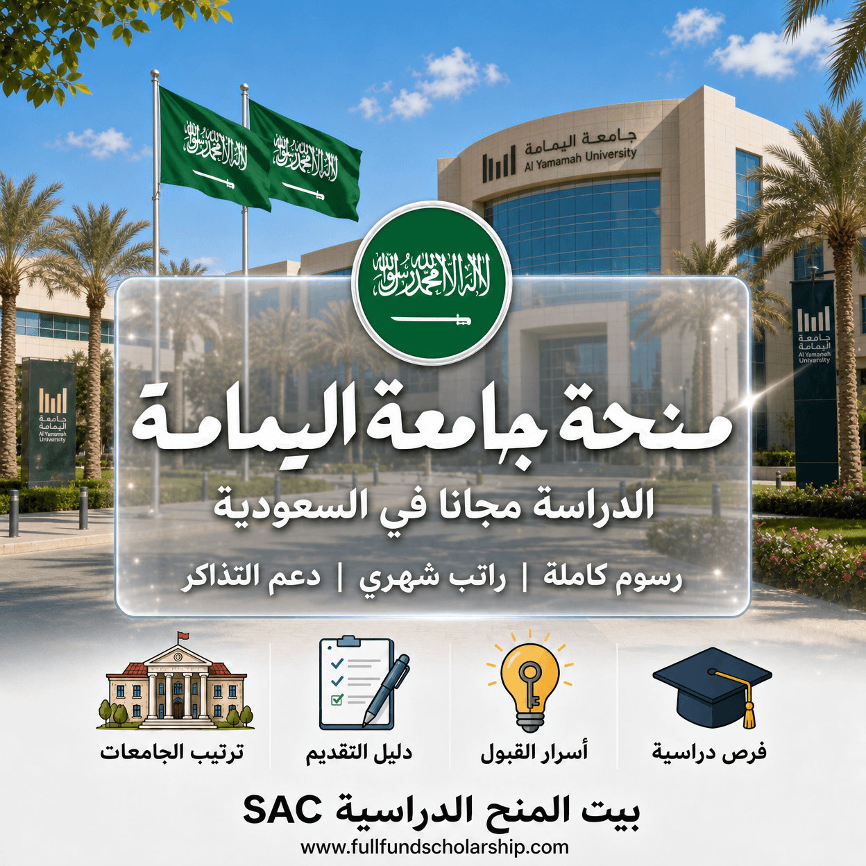 منحة جامعة اليمامة