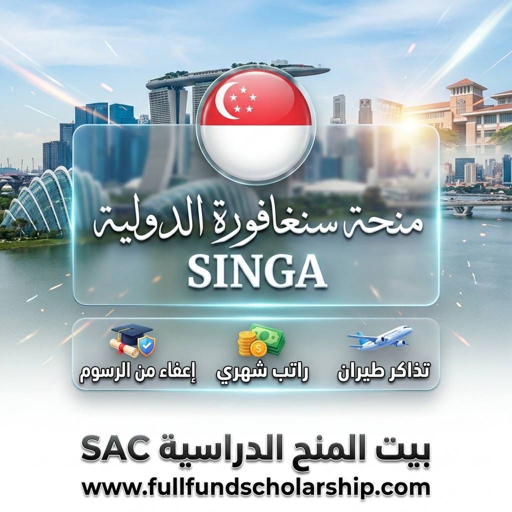 منحة سنغافورة الدولية SINGA %currentyear% | ممولة بالكامل مع التذاكر