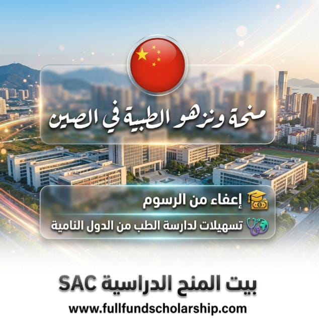 منحة جامعة ونزهو الطبية Wenzhou Medical في الصين