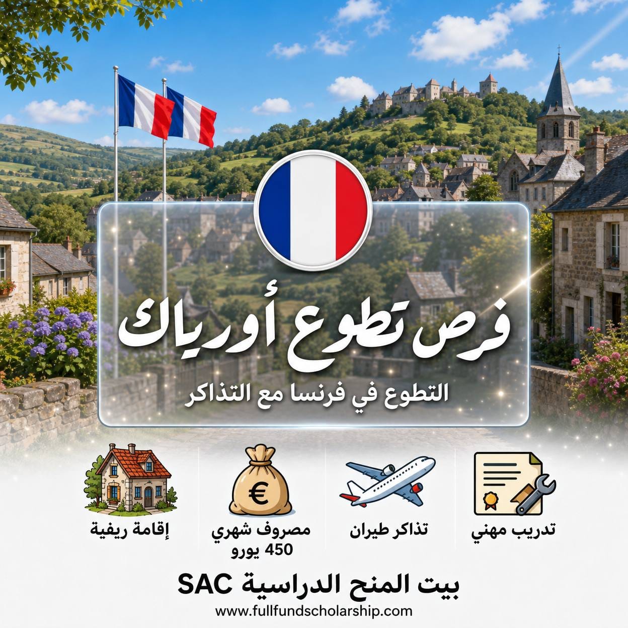 تطوع في فرنسا في ريف أورياك