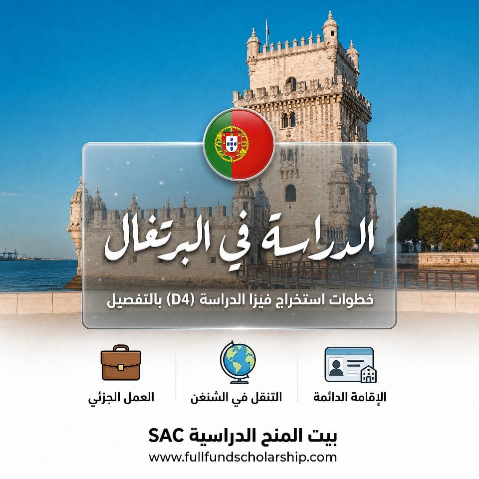 الدراسة في البرتغال خطوات استخراج فيزا الدراسة (D4) بالتفصيل
