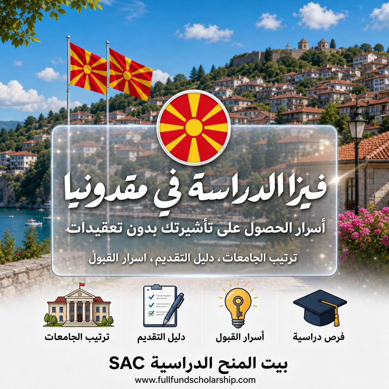 فيزا الدراسة في مقدونيا | أسرار الحصول على تأشيرتك بدون تعقيدات