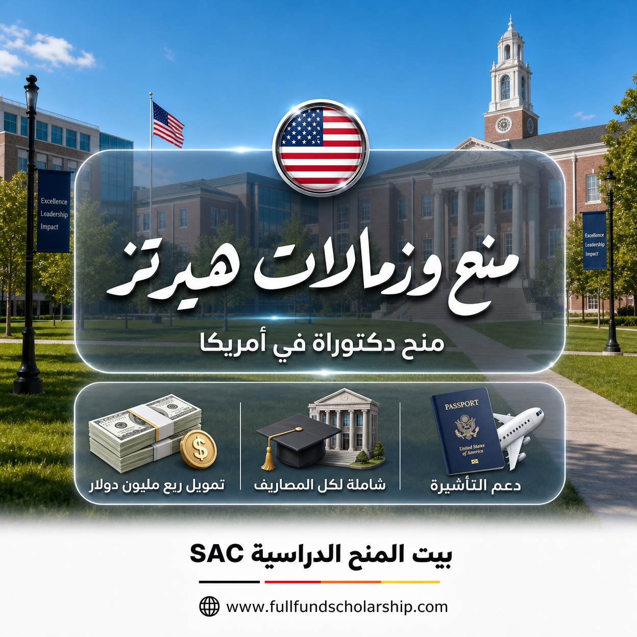 منح زمالات من مؤسسة هيرتز دكتوراه بقيمة 250,000 دولار في الولايات المتحدة الأمريكية