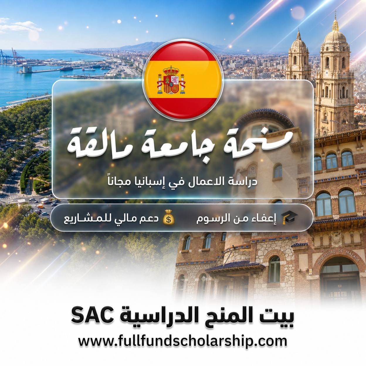 منحة جامعة مالقة لريادة الأعمال في إسبانيا