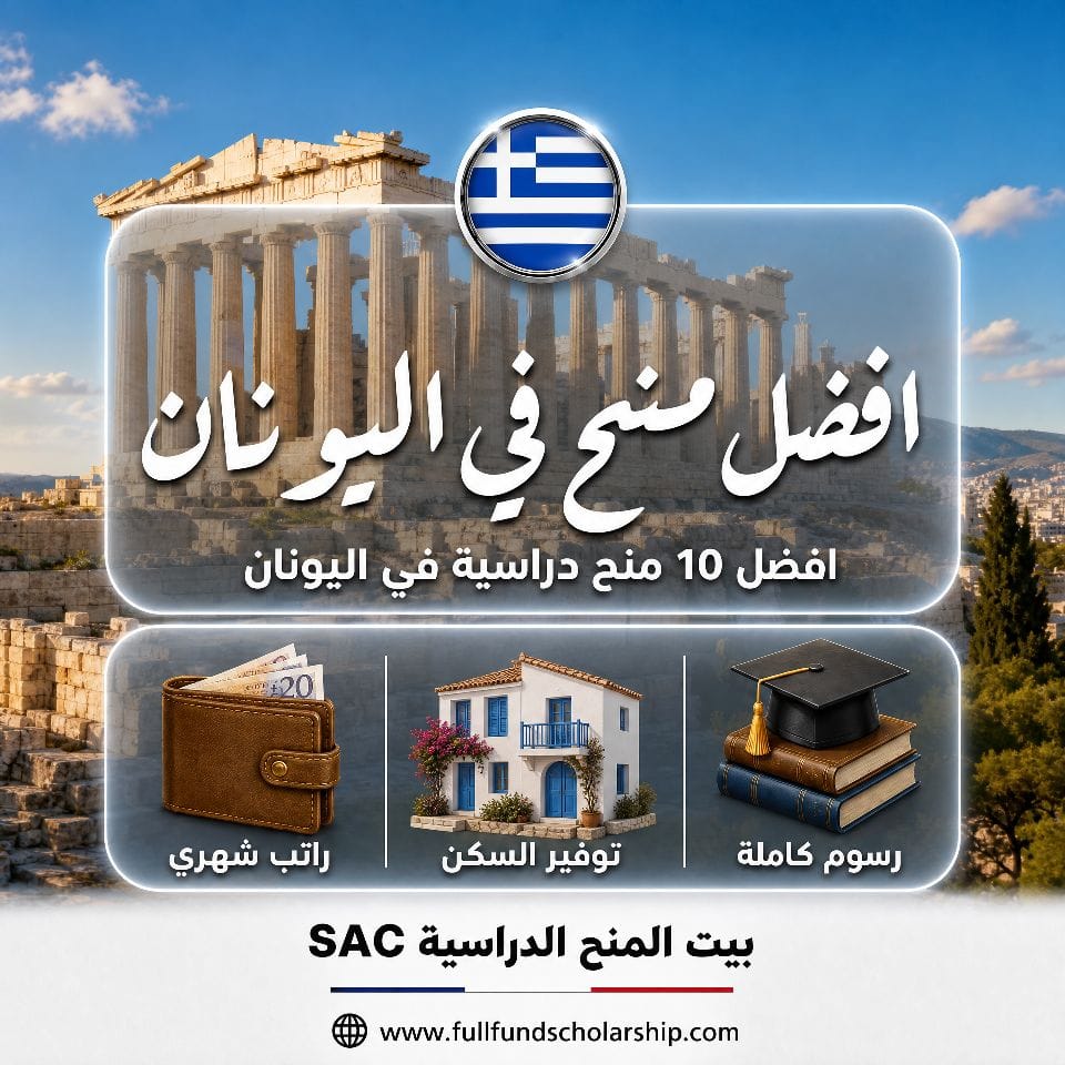 افضل 10 منح دراسية في اليونان