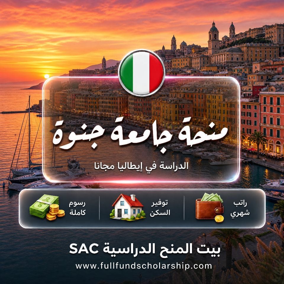 منح جامعة جنوة في إيطاليا