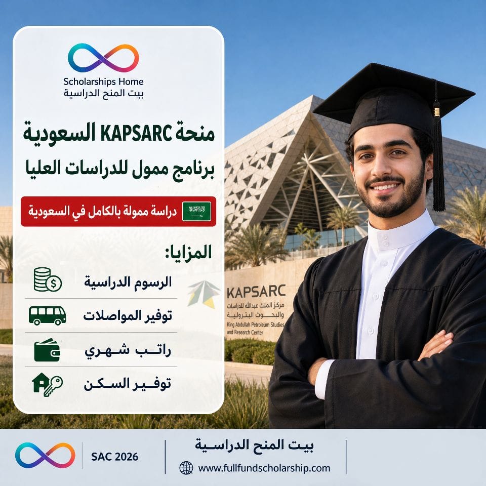 منحة KAPSARC السعودية الممولة بالكامل