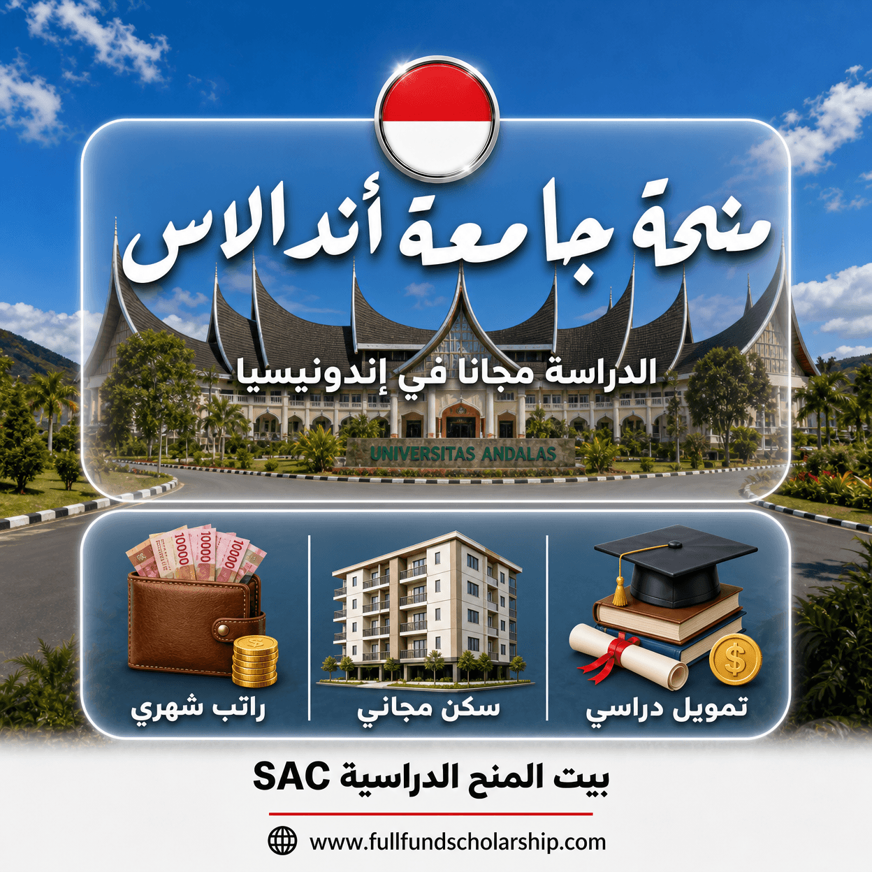 منحة جامعة أندالاس في إندونيسيا الدراسة مجانا في إندونيسيا
