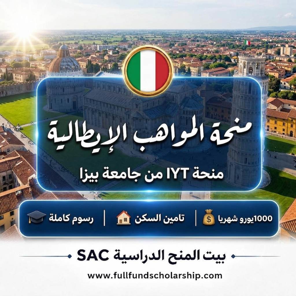 منحة المواهب IYT من جامعة بيزا في إيطاليا
