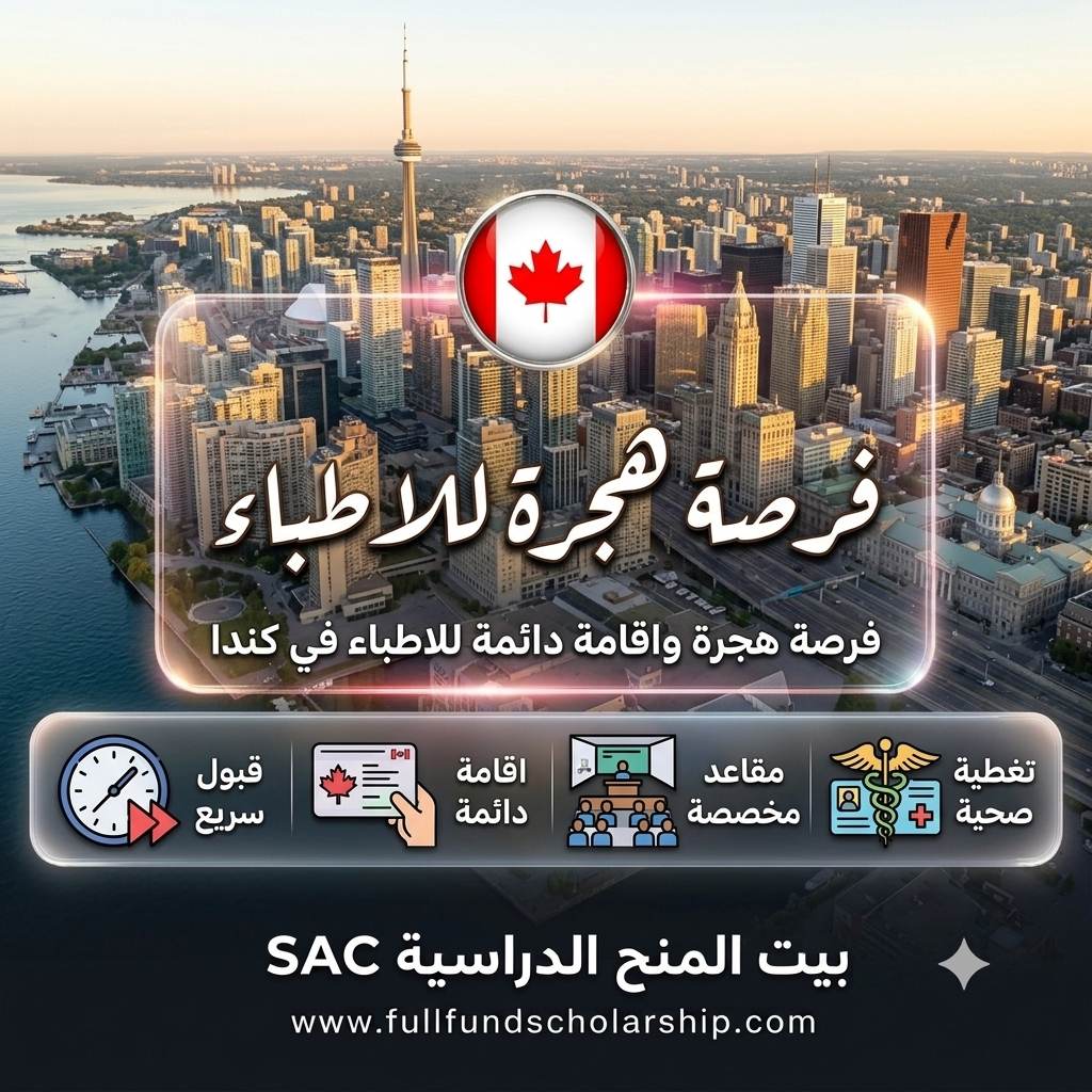 فرصة هجرة واقامة دائمة للاطباء في كندا