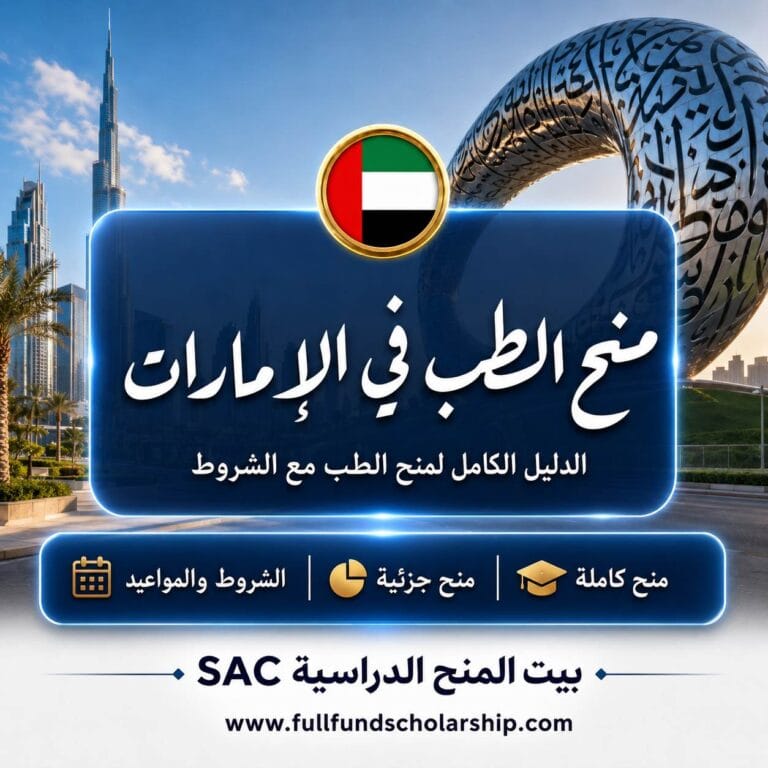 منح الطب الدراسية في الامارات 2026 | الدراسة مجانا في الإمارات