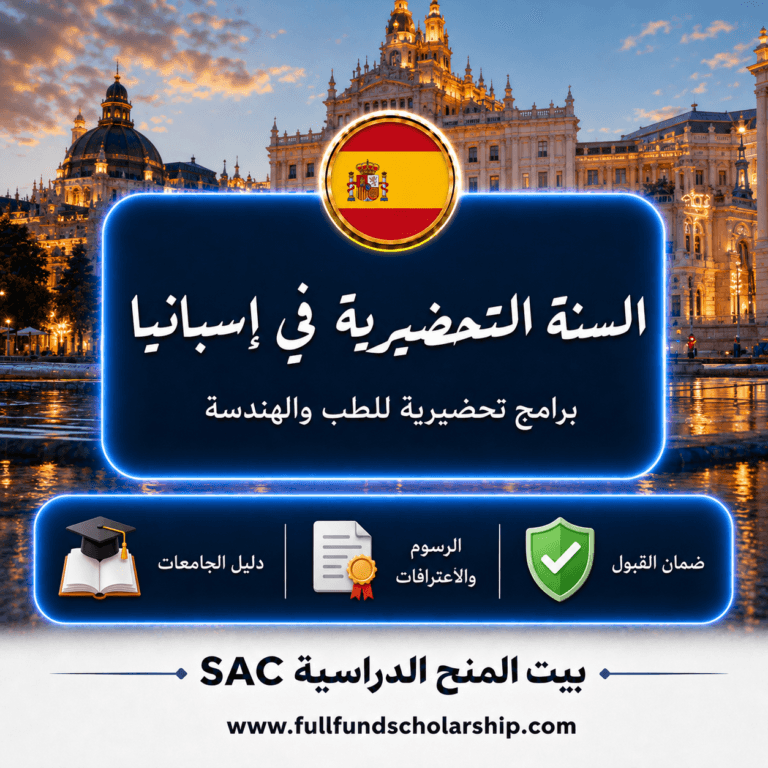 دراسة السنة التحضيرية في اسبانيا 2026 | الدليل الكامل للتقديم