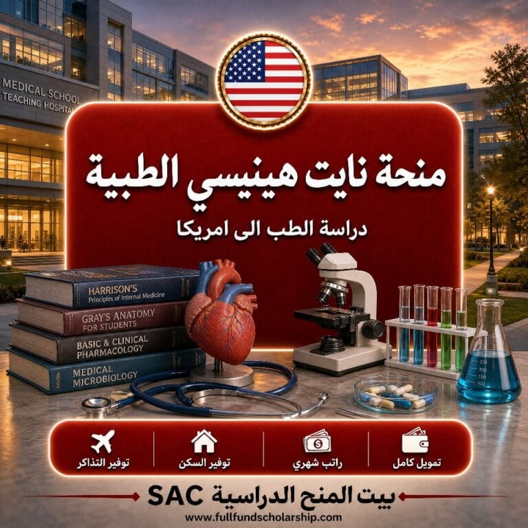 منحة نايت هينيسي الطبية في امريكا 2026 | ممولة بالكامل