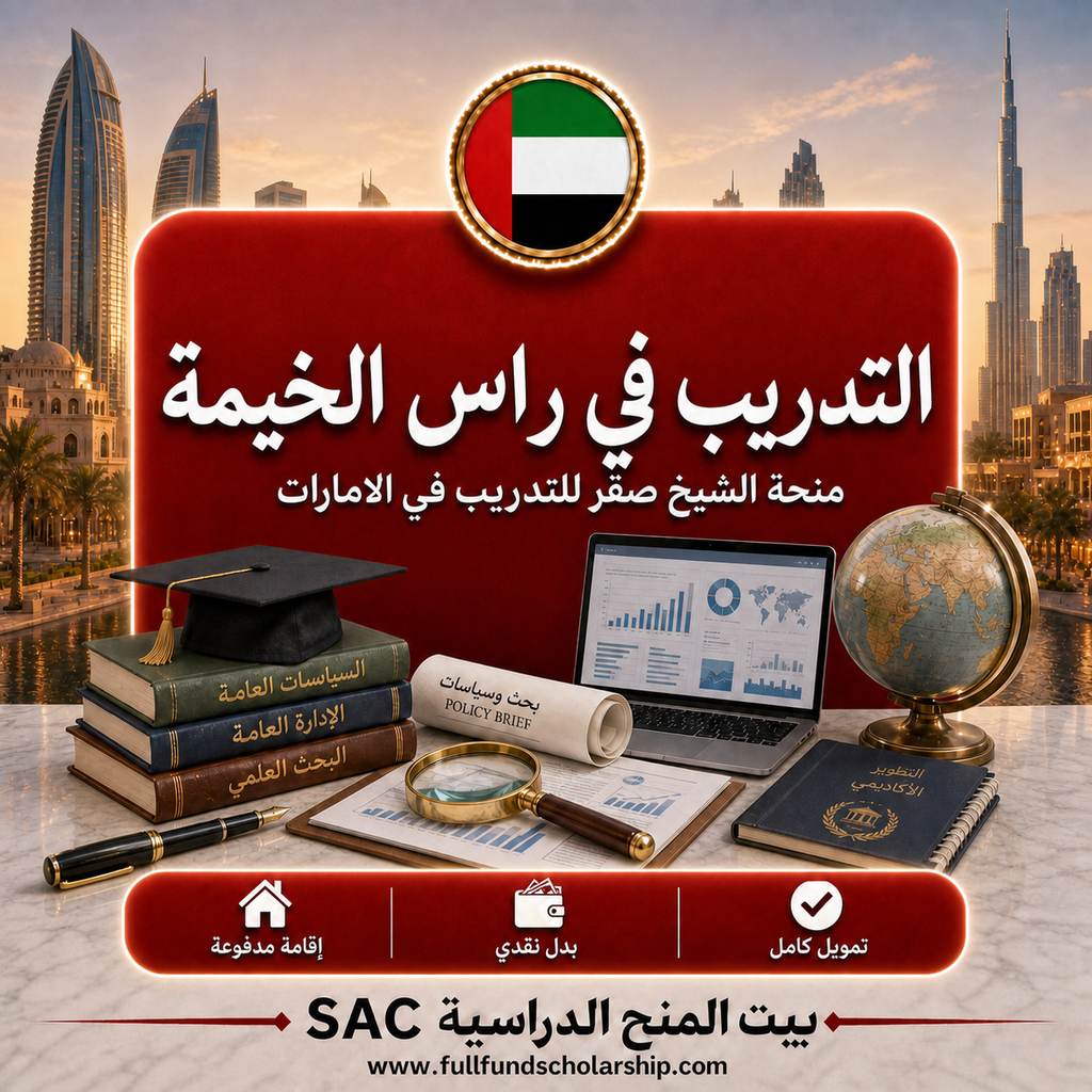 منحة الشيخ صقر للتدريب في الامارات