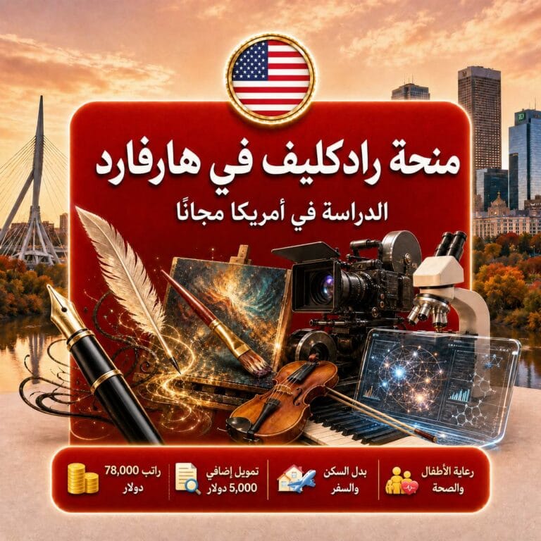 منحة معهد رادكليف بجامعة هارفارد في الولايات المتحدة 2026