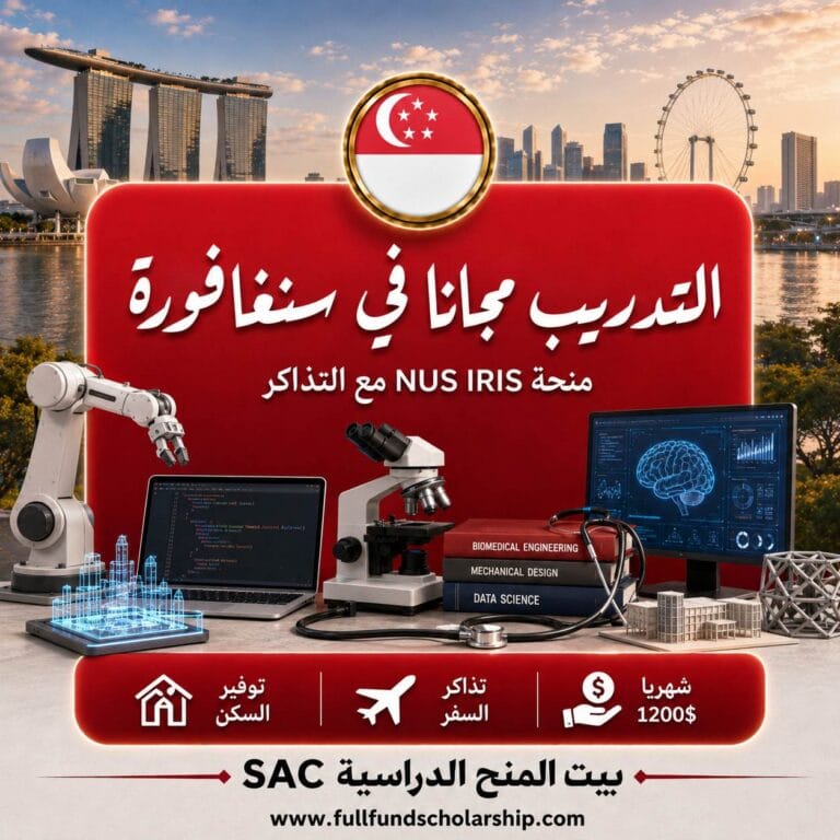 التدريب مجانا في سنغافورة مع منحة NUS IRIS – 2026