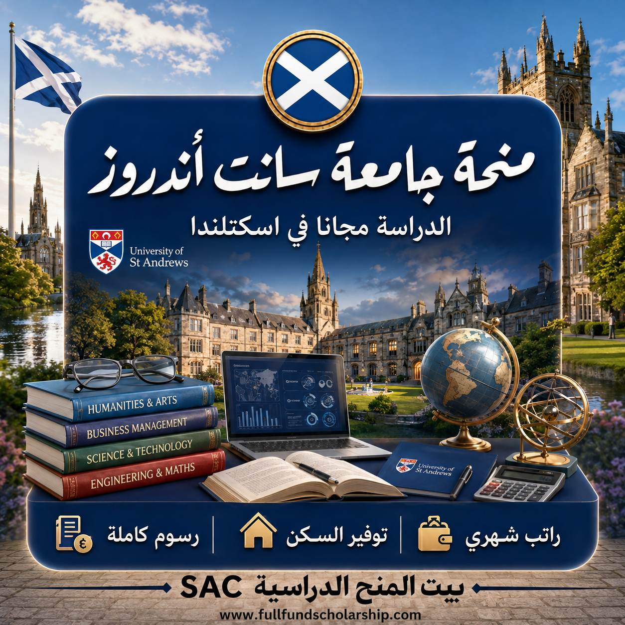 منحة جامعة سانت أندروز في اسكتلندا
