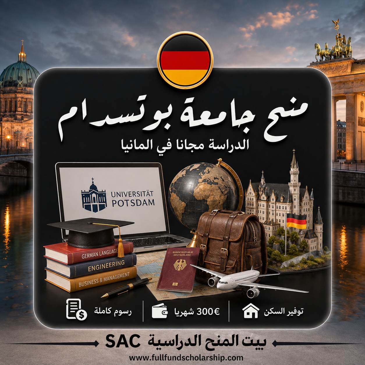 منح جامعة بوتسدام في المانيا