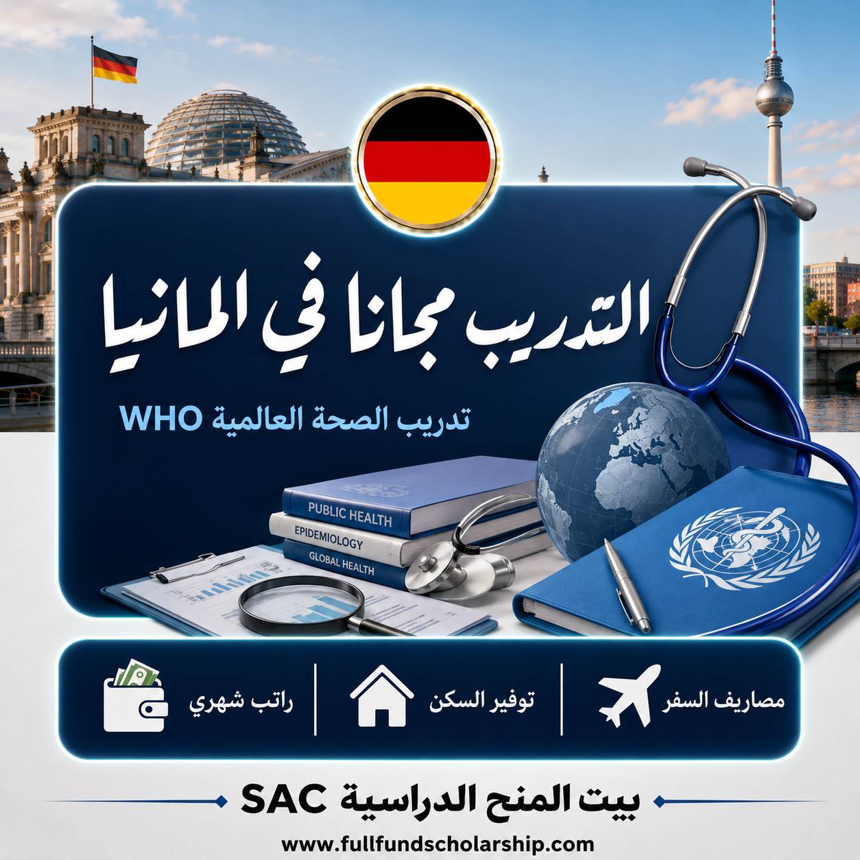 تدريب منظمة الصحة العالمية الممول في المانيا