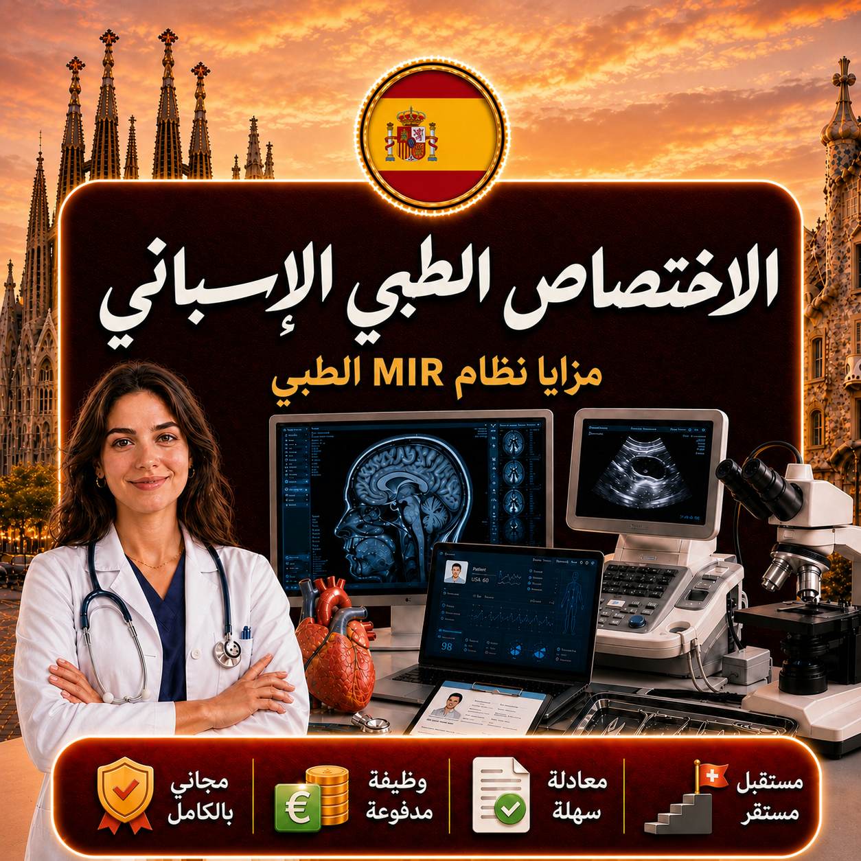 الاختصاص الطبي الاسباني MIR الدليل الشامل للقبول