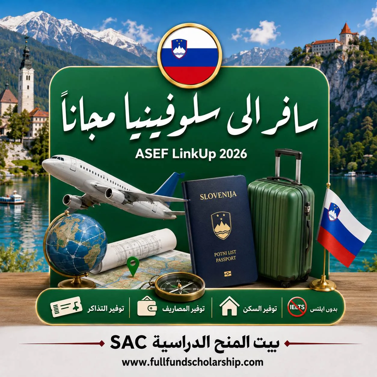 سافر الى سلوفينيا مجانا مع برنامج ASEF LinkUp