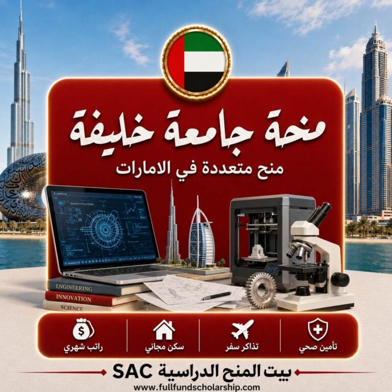 منح جامعة خليفة في الامارات 2026 | الدراسة مجانا في الإمارات