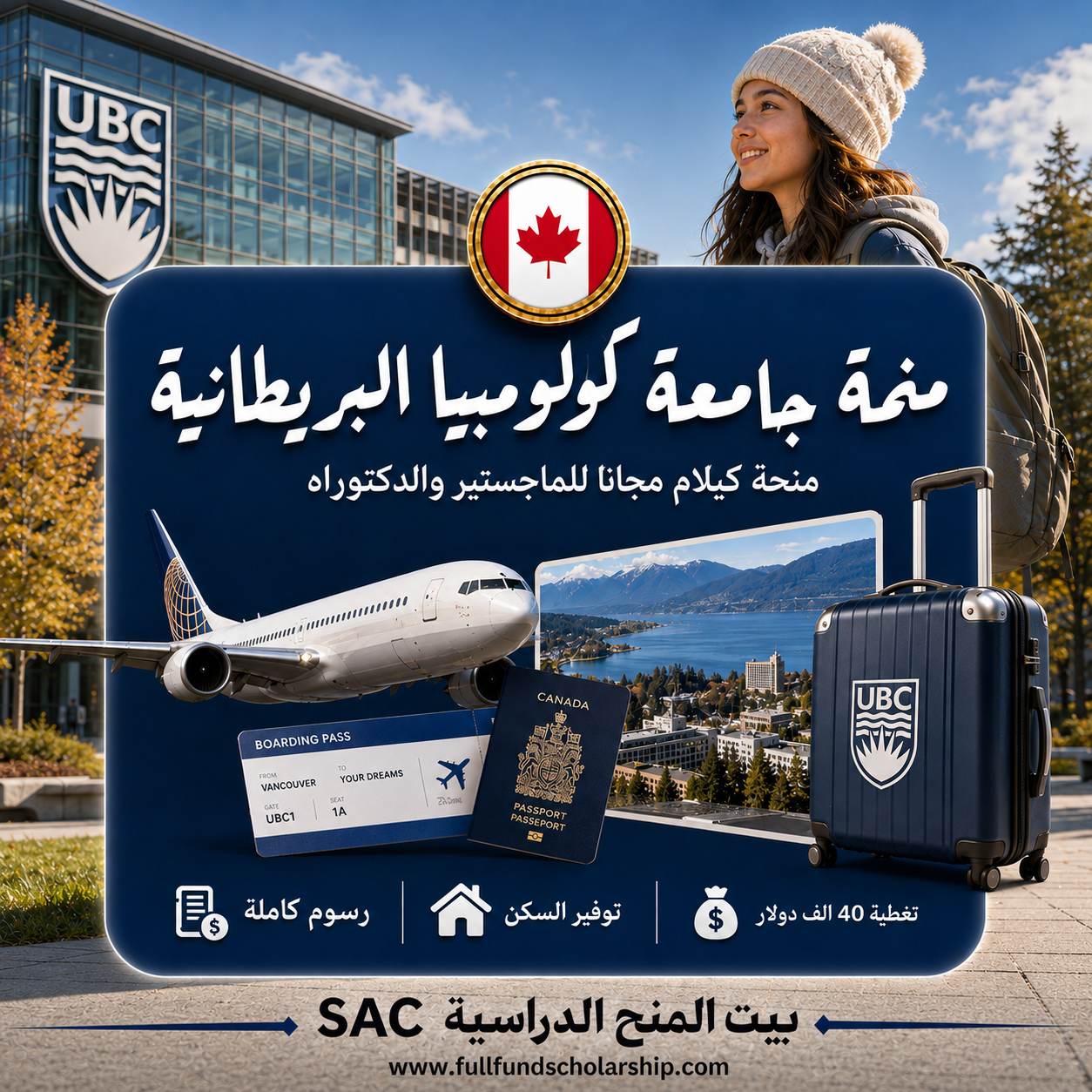 منحة كيلام في جامعة كولومبيا البريطانية الكندية