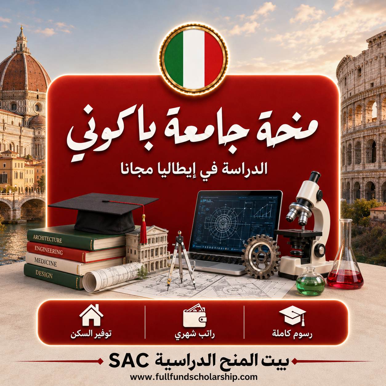 منحة جامعة باكوني في إيطاليا
