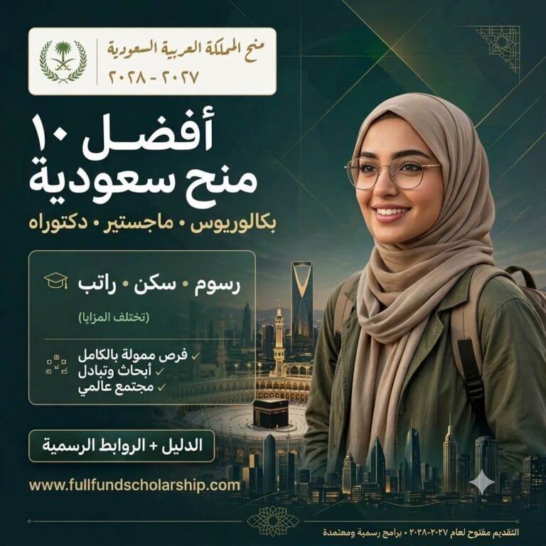 افضل 10 منح في السعودية 2027