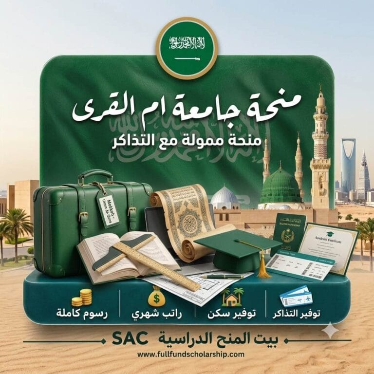 منحة جامعة ام القرى في المملكة العربية السعودية 2027