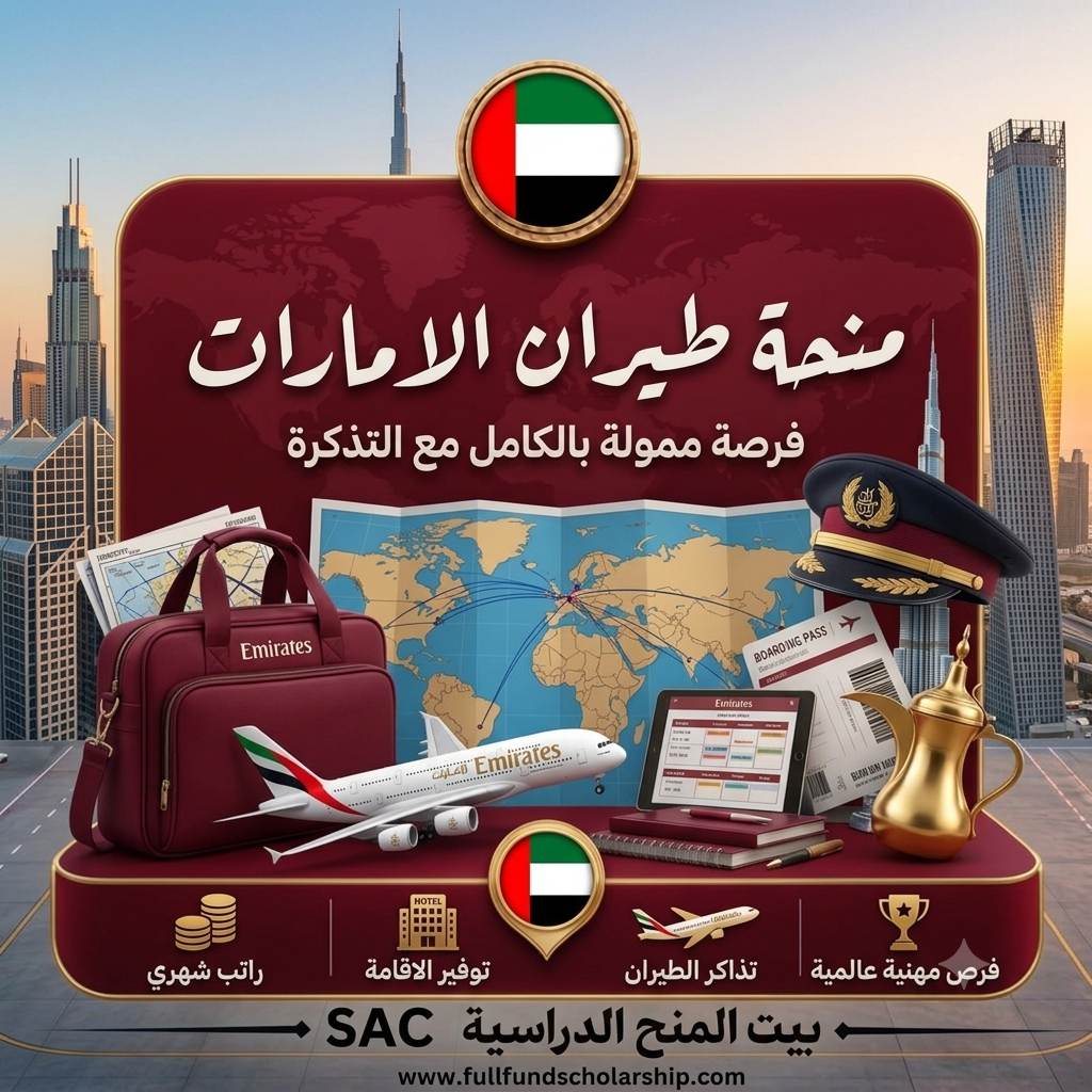 منحة طيران الامارات فرصة ممولة مع التذاكر
