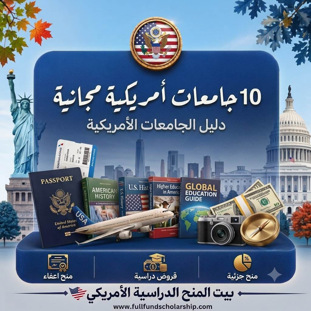 10جامعات أمريكية تمنح اعفاء كامل
