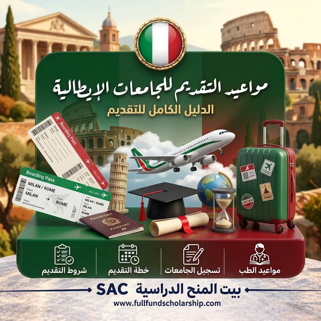 مواعيد التقديم للجامعات الإيطالية