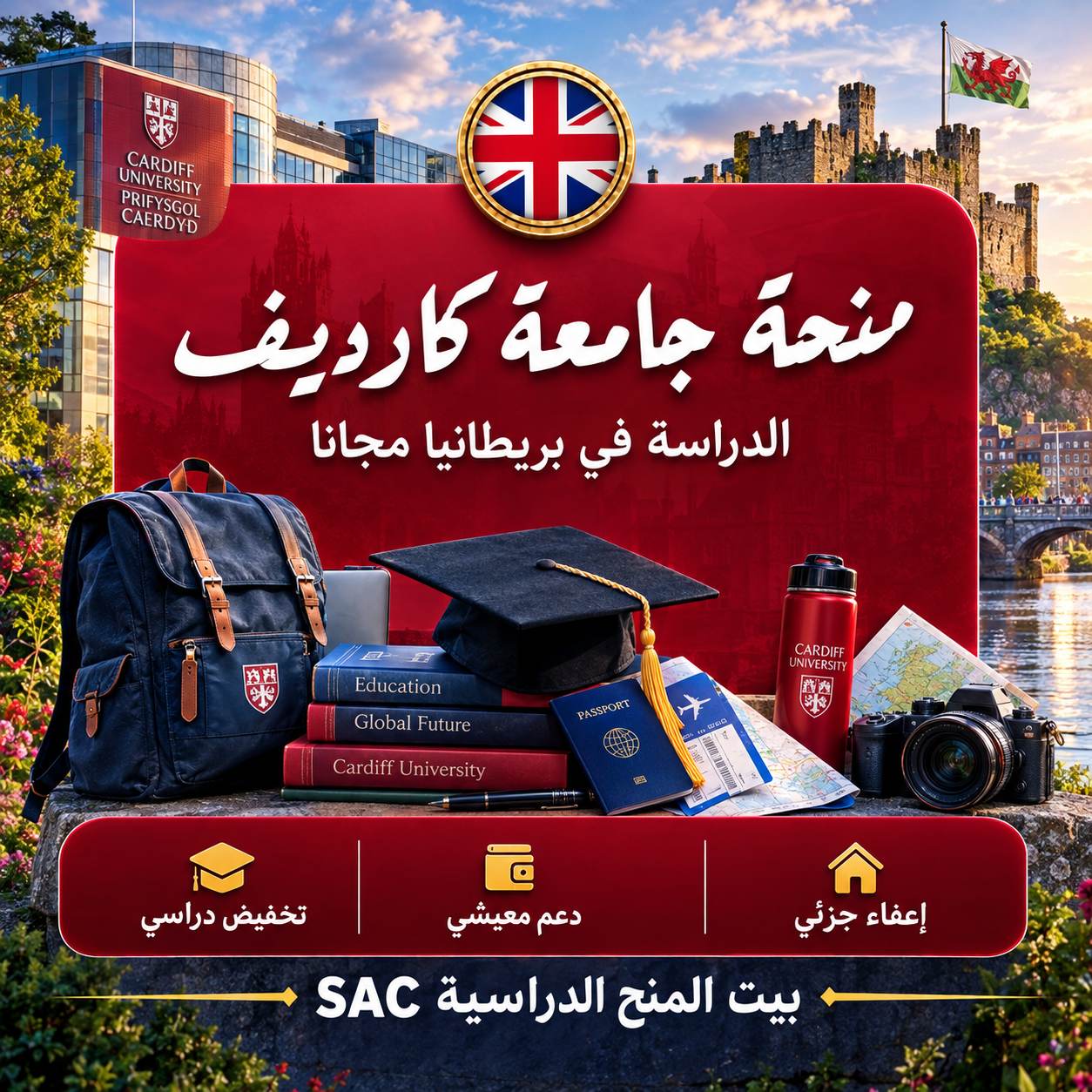 منحة جامعة كارديف في المملكة المتحدة