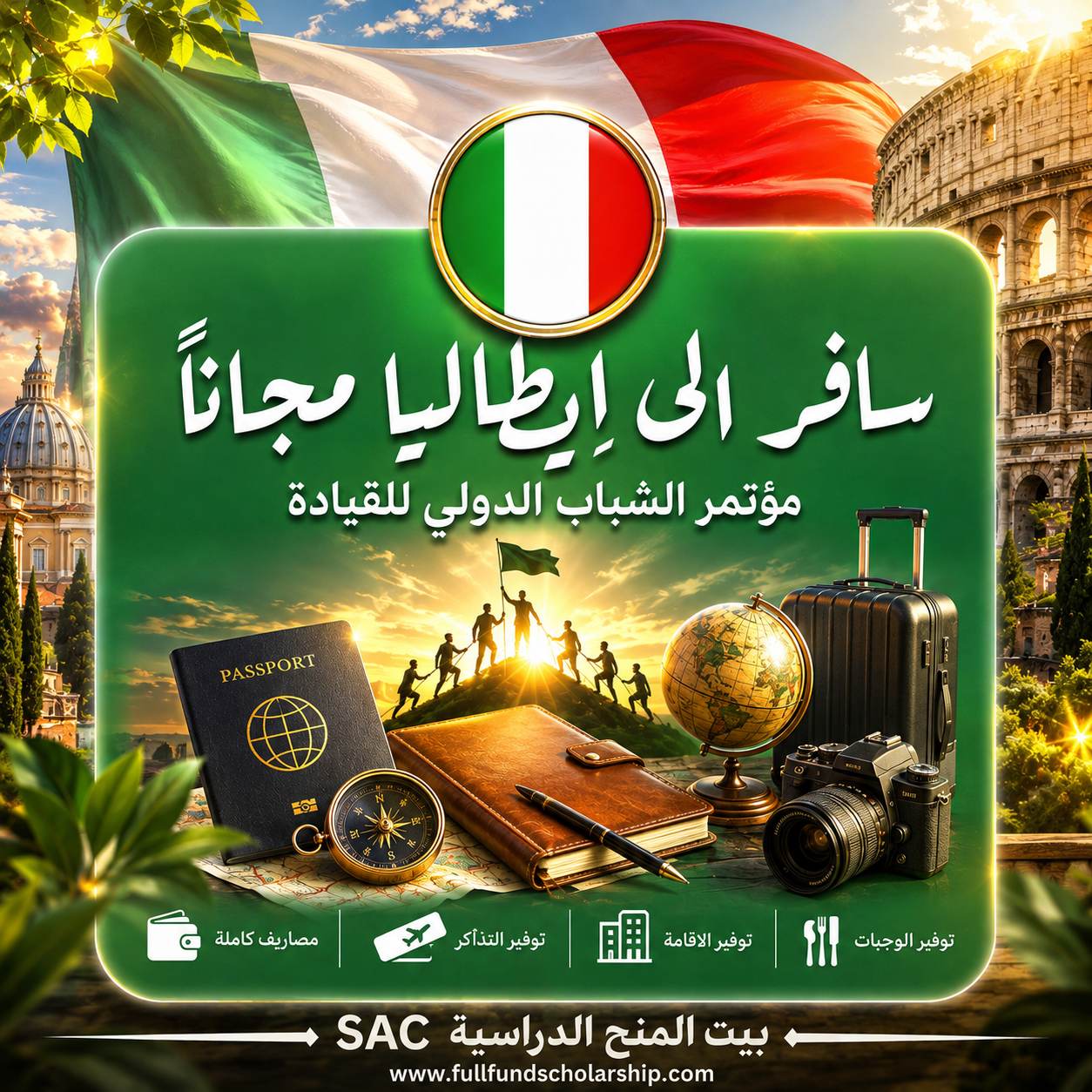 مؤتمر الشباب الدولي للقيادة في روما إيطاليا
