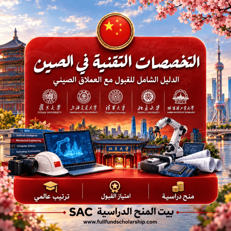 دراسة التخصصات التقنية في الصين ترتيب عالمي شروط معقولة 2027