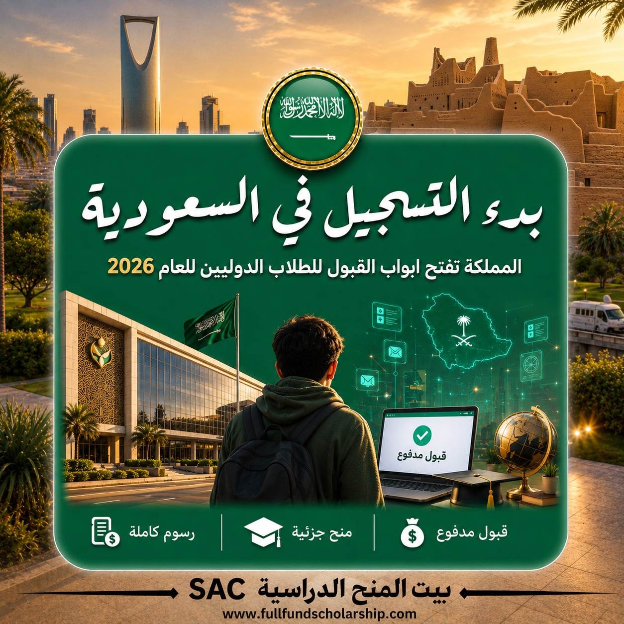 ادرس في السعودية 2026 بدء التسجيل للفصل الدراسي الثاني