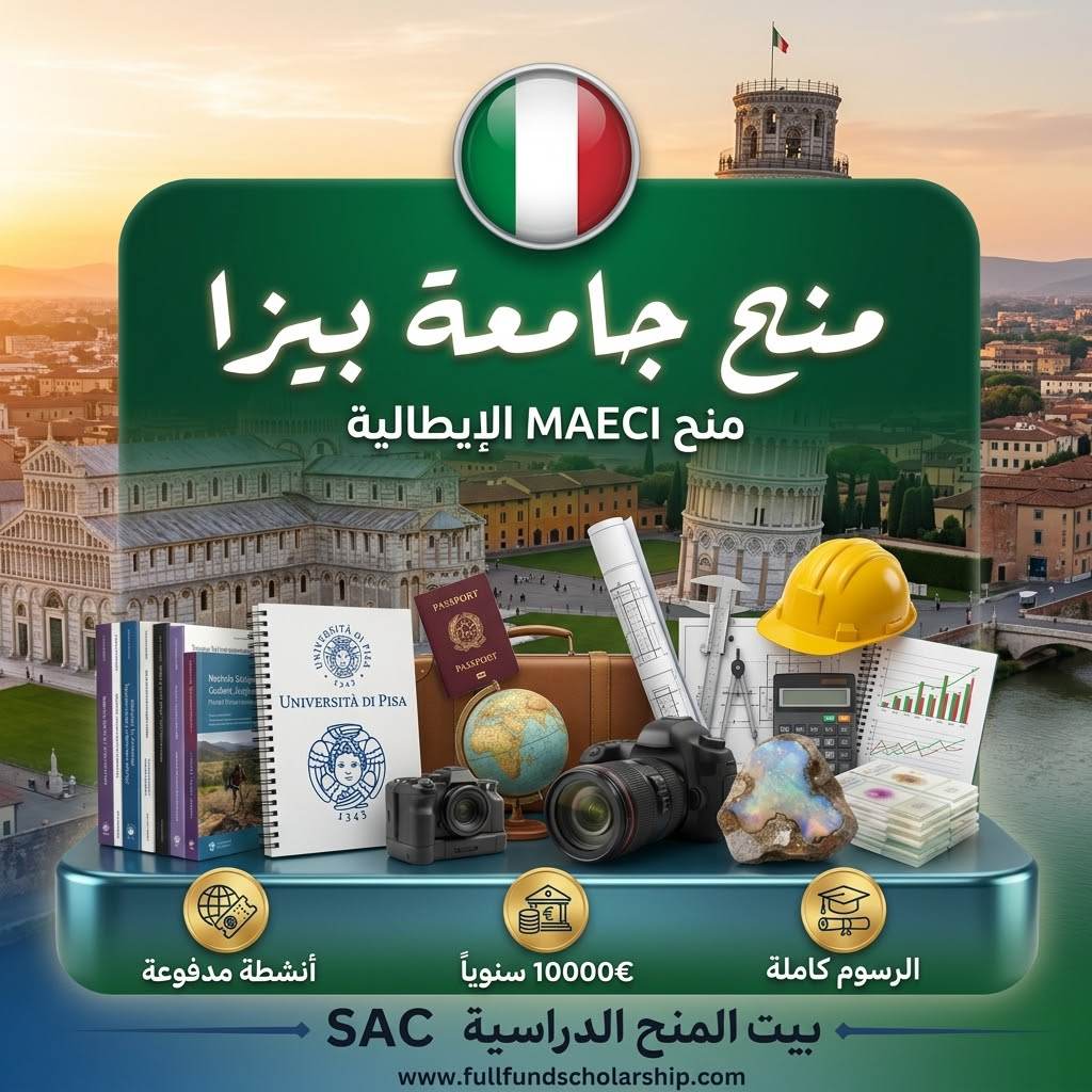 منحة جامعة بيزا الإيطالية للماجستير