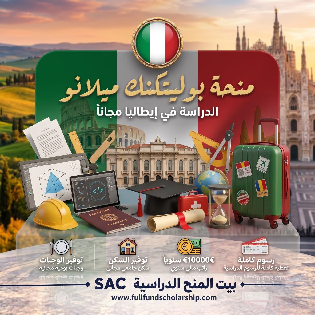 منحة جامعة بوليتكنك ميلانو في إيطاليا