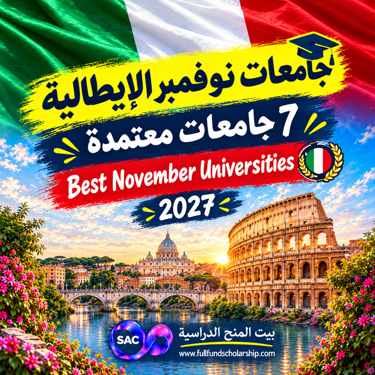 افضل جامعات في إيطاليا تبدء في نوفمبر